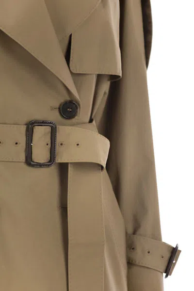 Max Mara The Cube Women's Otello - Drip-proof Cotton Over Trench Coat In Brown