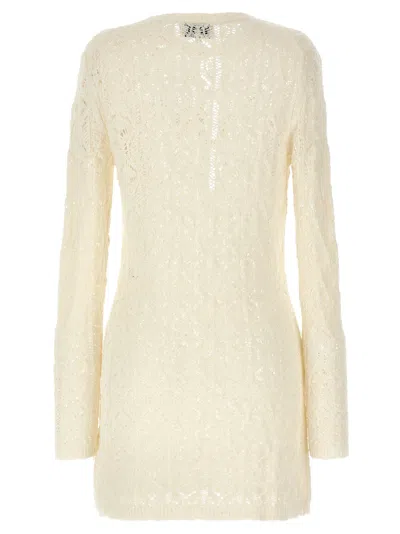 Loulou Studio Evan Lace Stitch Mini Dress