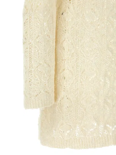 Loulou Studio Evan Lace Stitch Mini Dress
