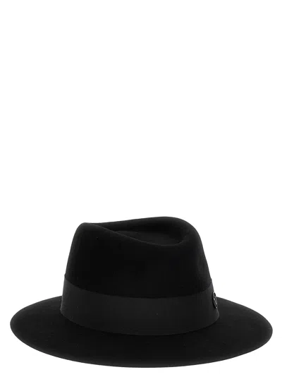 Maison Michel 'andre' Hat With Ribbon Band And Wide Brim