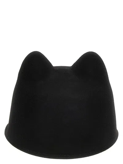 Maison Michel 'jamie' Cat Ear Curved Brim Hat