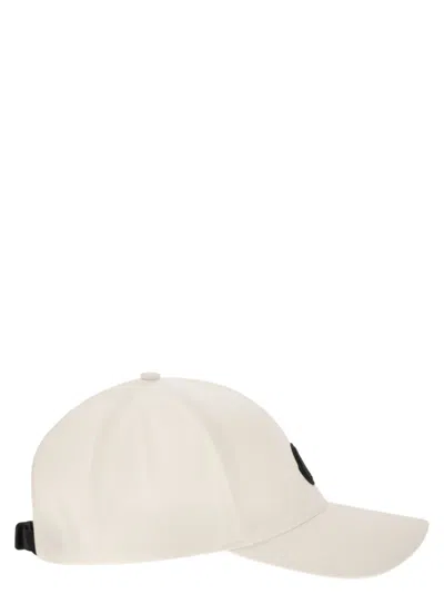 Moncler Men Cotton Gabardine Baseball Cap
