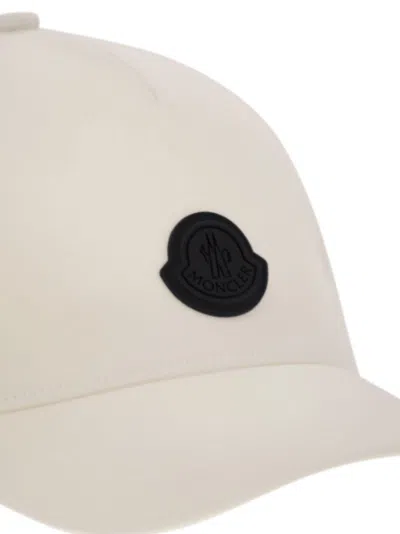 Moncler Men Cotton Gabardine Baseball Cap