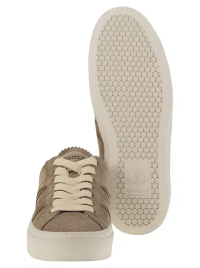 Moncler Monaco Suede Low-top Sneakers