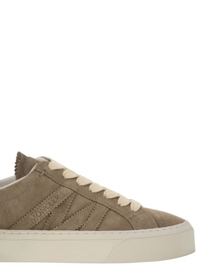 Moncler Monaco Suede Low-top Sneakers