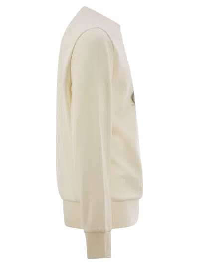 Moncler Blurred Logo Graphic Sweatshirt