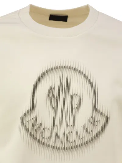 Moncler Blurred Logo Graphic Sweatshirt
