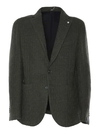 Brando-lubiam Single-breasted Jacket In Green