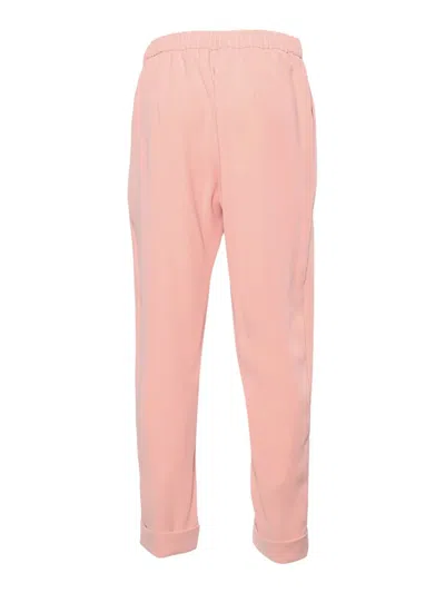 P.a.r.o.s.h Cropped Trousers In Pink