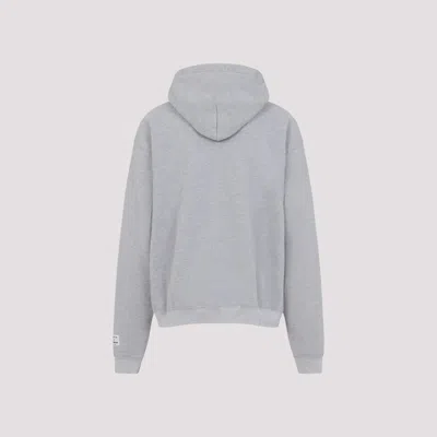 Gallery Dept. Hooded Grey Sweatshirt With Bold Graphic Print In Grey