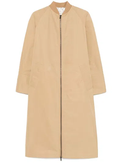 Shop Alysi Nylon Long Trench Coat
