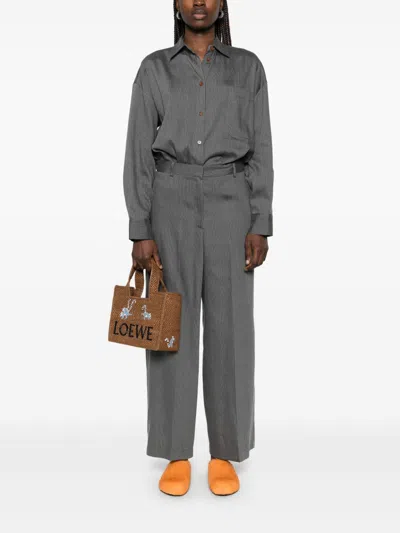 Alysi Pinstriped Long Jumpsuit