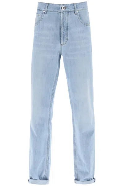Brunello Cucinelli Traditional Fit Denim Jeans