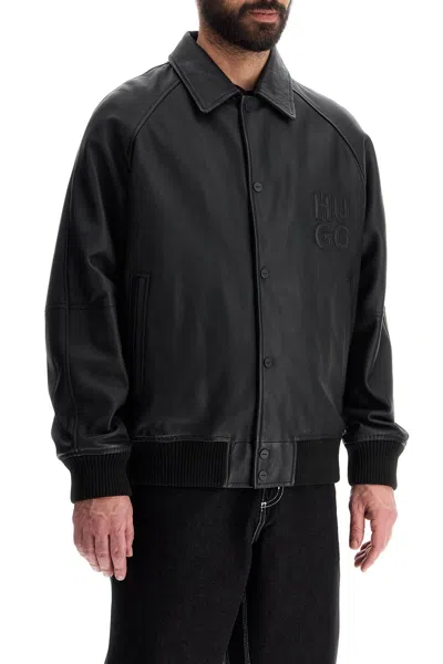 Hugo Boss Hugo Black Wide Crew Neck Sweater For Men With Buttons