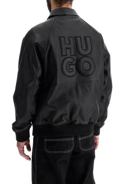 Hugo Boss Hugo Black Wide Crew Neck Sweater For Men With Buttons