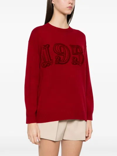 Max Mara Logo Wool And Cashmere Jumper