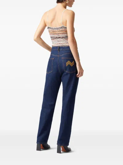 Missoni Wave Pattern Top Tops Multicolor