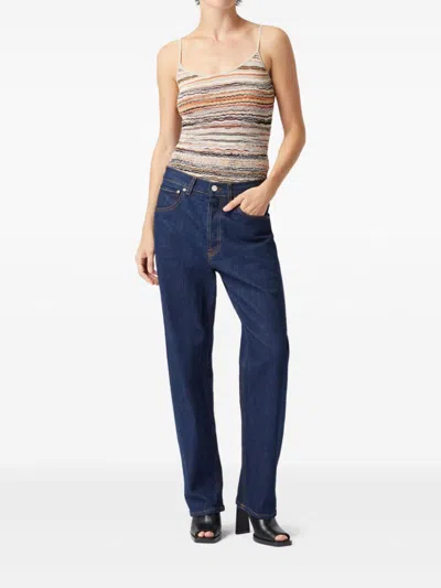 Missoni Wave Pattern Top Tops Multicolor