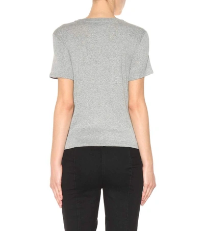 Shop The Row Wesler Cotton T-shirt In Grey