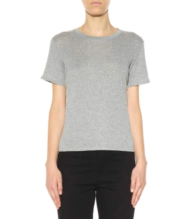 Shop The Row Wesler Cotton T-shirt In Grey