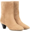 ISABEL MARANT DYNA SUEDE BOOTS,P00189172
