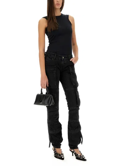 Attico Mirna Cutout Asymmetric Sleeveless Dress