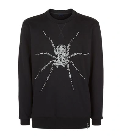 Shop Lanvin Beaded Spider Sweatshirt