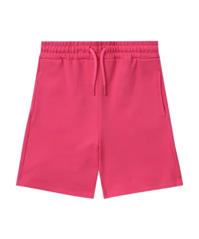 Msgm Drawstring Shorts In Red