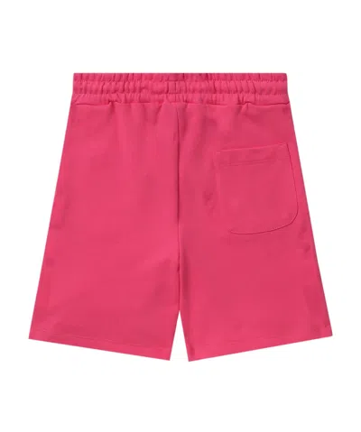 Msgm Drawstring Shorts In Red