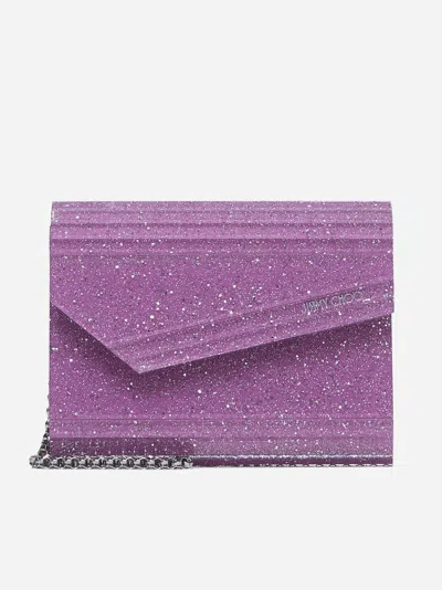 Jimmy Choo Mini Glittered Acrylic Candy Clutch Handbag
