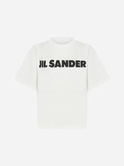 Jil Sander Off-white Printed Logo T-shirt