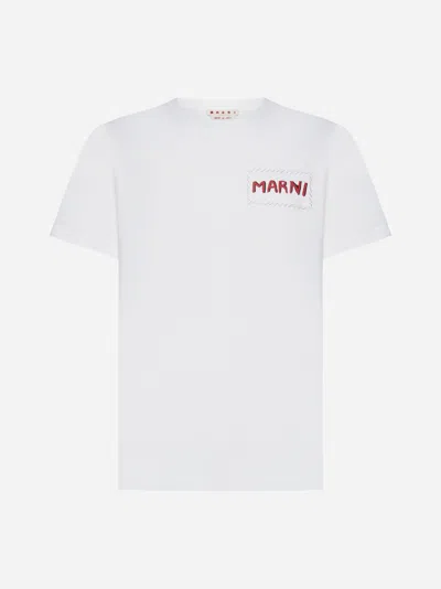 Marni Logo Patch Crewneck T-shirt