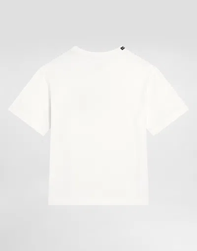 Dolce & Gabbana Jersey T-shirt With Dg Logo In White
