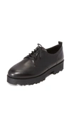 Ash Nox Platform Oxfords In Black