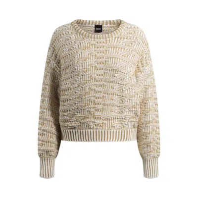 Hugo Boss Sweater With 3d Knit In Multi