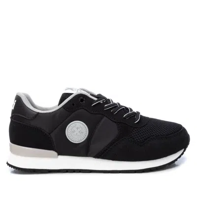 Xti Women's Lace-up Sneakers In Black In Black