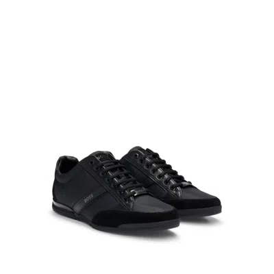 Hugo Boss Boss Saturn Low Top Sneaker In Black