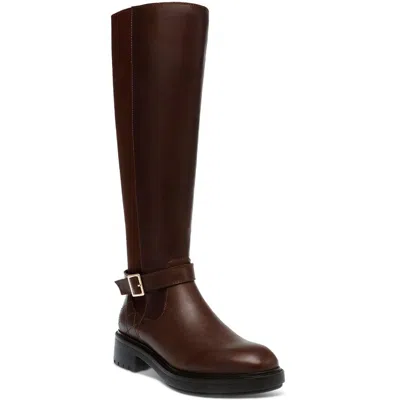 Steve Madden Georgi Knee High Platform Boot In Brown