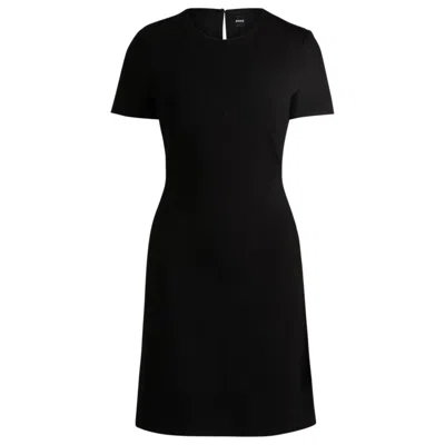 Hugo Boss A-line Midi Dre In Black
