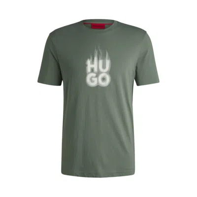 Hugo Boss Hugo Dalayer T Shirt Green In Green