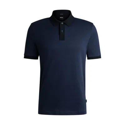 Hugo Boss Boss  T-shirts And Polos In Blue