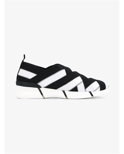 Shop Stella Mccartney Woven Low-top Trainers