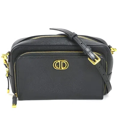 Pre-owned Dior Christian  Black Leather Shoulder Bag ()