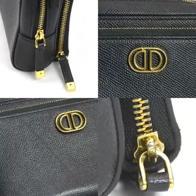 Pre-owned Dior Christian  Black Leather Shoulder Bag ()