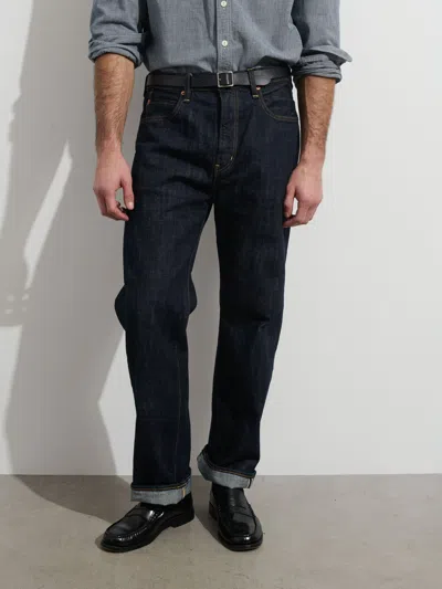 Alex Mill Omnigod X  Relaxed Straight In Raw Selvedge In Raw Indigo
