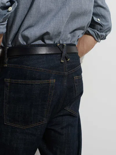 Alex Mill Omnigod X  Relaxed Straight In Raw Selvedge In Raw Indigo