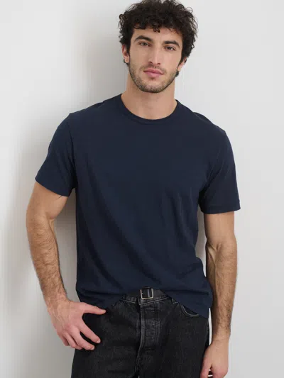 Alex Mill The Standard T-shirt In Slub Cotton In Navy