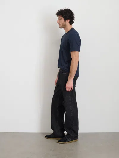 Alex Mill The Standard T-shirt In Slub Cotton In Navy