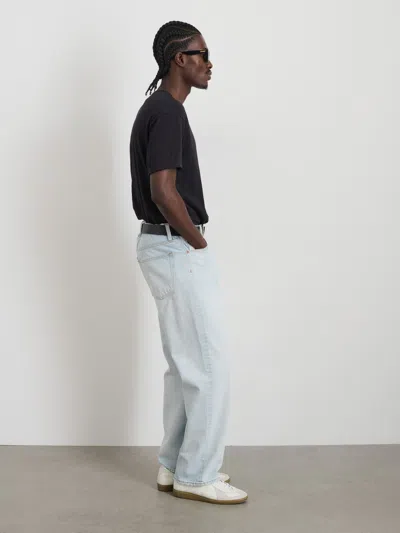 Alex Mill The Standard T-shirt In Slub Cotton In Black