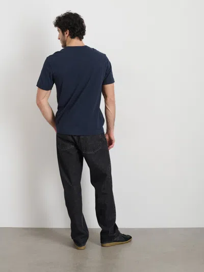 Alex Mill The Standard T-shirt In Slub Cotton In Navy